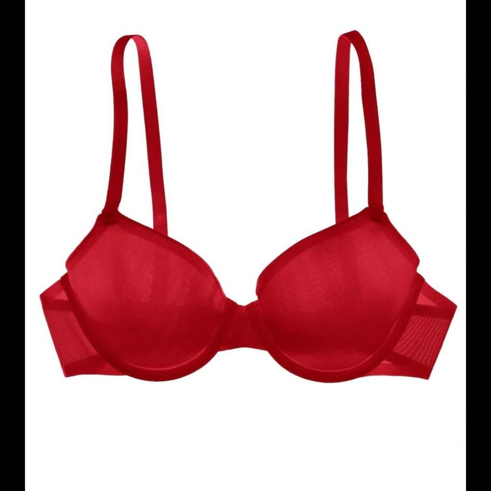 CUUP The Demi Bra in Red